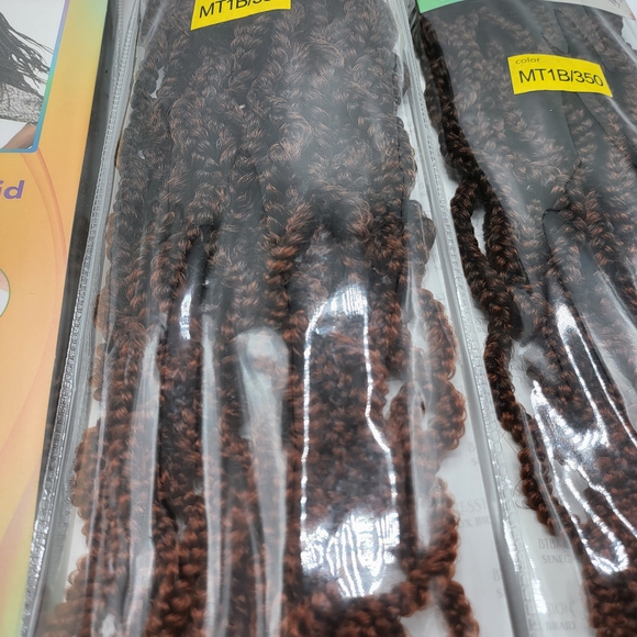 Wazy Box Braids Crotchet 4 Packs 18inches - Picture 3 of 7